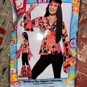 miffy Hippie Costume for women- Black and Orange Halloween 🎃 costume